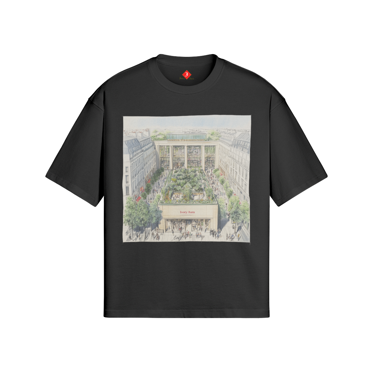 "Ivory Piazza" T-SHIRT