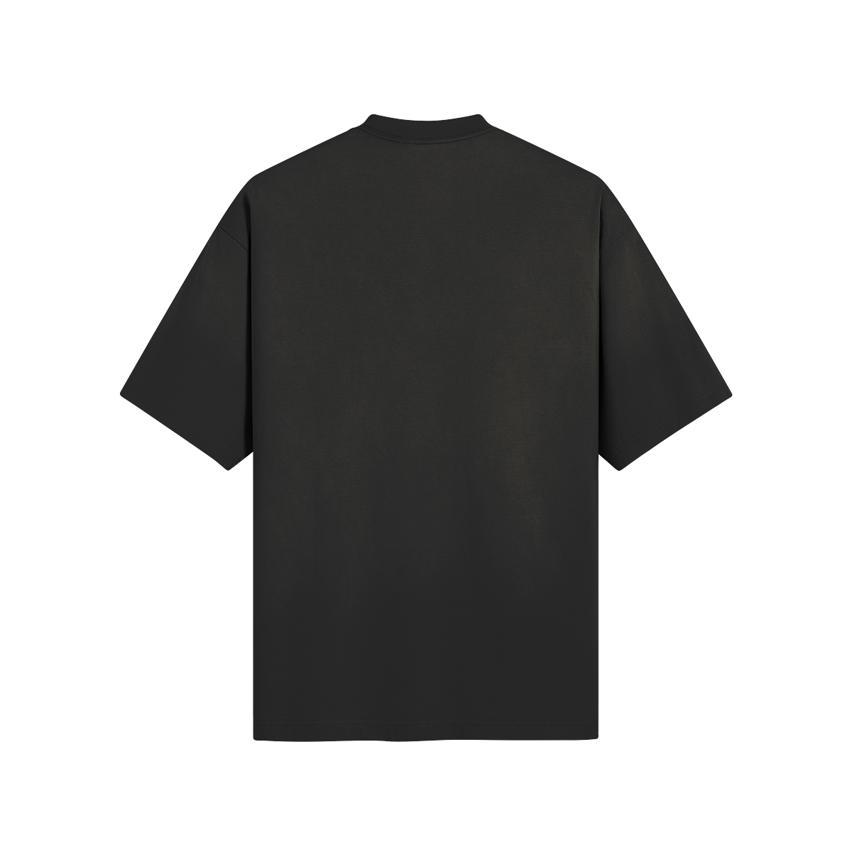 Black (Sun Fade) Embroider T-Shirt
