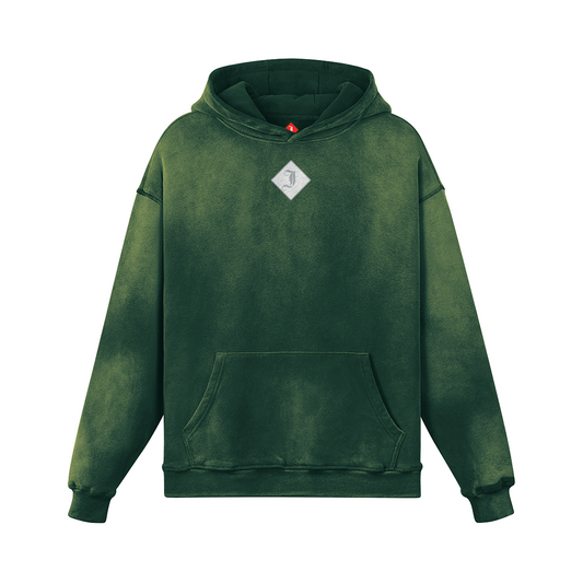 Mineral Green Hooded Sweater